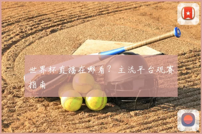 世界杯直播在哪看?主流平台观赛指南